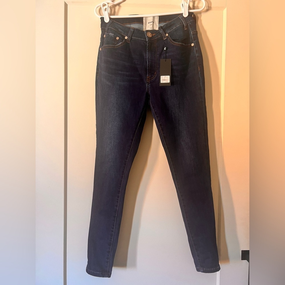 One Teaspoon Freebirds Dark Blue Skinny Jeans